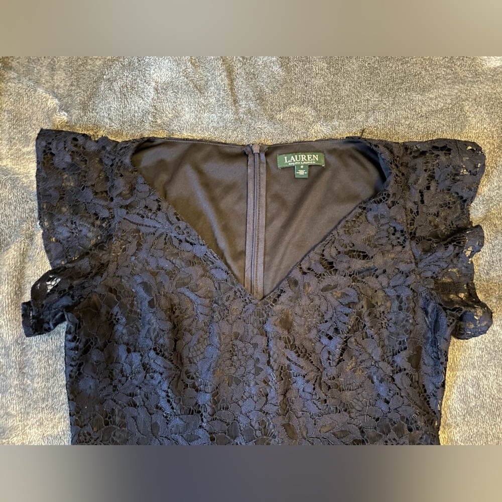 Ralph Lauren Dress, Size 8 , dark navy blue